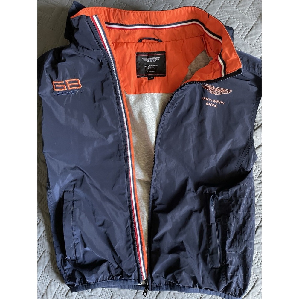 Hackett London x Aston Martin Racing Youth Gilet Vest Motorsport Size 13/14